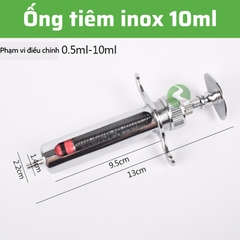 Xilanh inox 10,20,50ML Dương Ninh inox 304 tiêu chuẩn quốc tế