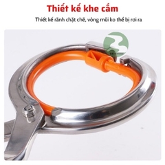 Kìm bấm mũi bò loại lớn 41cm Pakistan vòng nhựa DN34
