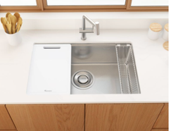 Chậu rửa bát inox 1 hố Konox TARI 7648SR