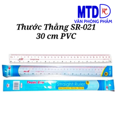 Thước thẳng PVC 30 SR021
