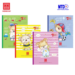 Tập/Vở học sinh Hồng Hà -Class zoo 0396 - 4 ô ly vuông -96 trang - 80gsm