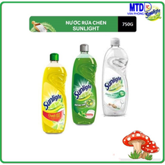 Nước rửa chén Sunlight chanh/Matcha chai 750g/717ml - CHÍNH HÃNG UNILEVER