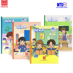Tập/vở học sinh Hồng Hà -Class Điểm A -5 ô ly vuông -0317, 96 trang, 100gsm, trắng,sáng,mịn