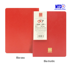 Sổ da A5 Hồng Hà - 4666 , 200 trang, ĐL: 70g/m2. độ trắng :95%ISO, thanh lịch phù hợp cho nhân viên văn phòng