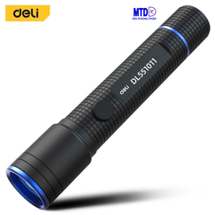 Đèn pin Mini cầm tay  Siêu Sáng Vỏ Hợp Kim, Cổng Sạc Type C Siêu Bền Chính Hãng Deli DL 551011