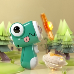 Súng bắn chong chóng đĩa bay con quay phát sáng hình khủng long đồ chơi vận động cho bé TOYLIFE