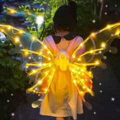 Cánh bướm điện tử phát sáng, cánh thiên thần đeo lưng có đèn led đồ chơi bé gái 2, 3, 4, 5, 6, 7, 8, 9 tuổi TOYLIFE