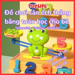 Bộ đồ chơi cân ếch thăng bằng, cân bằng trọng lượng thông minh cho bé, đồ chơi giáo dục toán học phát triển trí tuệ