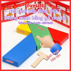 Sách xếp hình gỗ tangram kèm nam châm cho bé, đồ chơi sách ghép hình gỗ cho trẻ 1 2 3 4 5 6 7 8 tuổi TOYLIFE