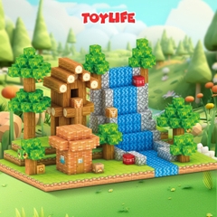 Khối minecraft nam châm giá rẻ 100 khối cho bé nam châm minecraft từ tính 200 khối 50 khối xây dựng TOYLIFE