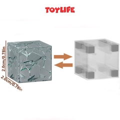 Khối minecraft nam châm giá rẻ 100 khối cho bé nam châm minecraft từ tính 200 khối 50 khối xây dựng TOYLIFE