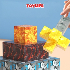 Khối minecraft nam châm giá rẻ 100 khối cho bé nam châm minecraft từ tính 200 khối 50 khối xây dựng TOYLIFE
