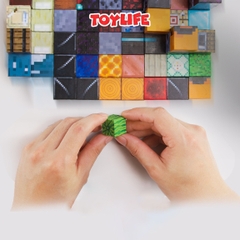Khối minecraft nam châm giá rẻ 100 khối cho bé nam châm minecraft từ tính 200 khối 50 khối xây dựng TOYLIFE