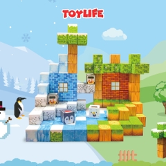Khối minecraft nam châm giá rẻ 100 khối cho bé nam châm minecraft từ tính 200 khối 50 khối xây dựng TOYLIFE