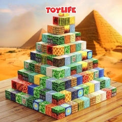 Khối minecraft nam châm giá rẻ 100 khối cho bé nam châm minecraft từ tính 200 khối 50 khối xây dựng TOYLIFE