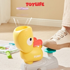 Đồ chơi tung hứng đĩa bay ufo, đồ chơi đĩa bay, frisbee hình chú voi con, đồ chơi vận động cho bé TOYLIFE