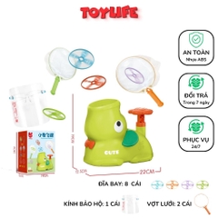 Đồ chơi tung hứng đĩa bay ufo, đồ chơi đĩa bay, frisbee hình chú voi con, đồ chơi vận động cho bé TOYLIFE