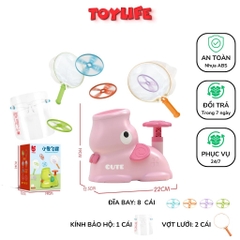 Đồ chơi tung hứng đĩa bay ufo, đồ chơi đĩa bay, frisbee hình chú voi con, đồ chơi vận động cho bé TOYLIFE