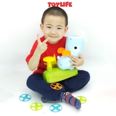 Đồ chơi tung hứng đĩa bay ufo, đồ chơi đĩa bay, frisbee hình chú voi con, đồ chơi vận động cho bé TOYLIFE