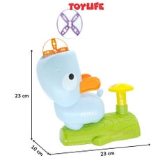 Đồ chơi tung hứng đĩa bay ufo, đồ chơi đĩa bay, frisbee hình chú voi con, đồ chơi vận động cho bé TOYLIFE