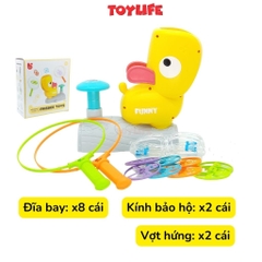 Đồ chơi tung hứng đĩa bay ufo, đồ chơi đĩa bay, frisbee hình chú voi con, đồ chơi vận động cho bé TOYLIFE