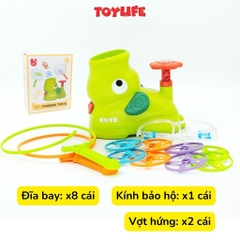 Đồ chơi tung hứng đĩa bay ufo, đồ chơi đĩa bay, frisbee hình chú voi con, đồ chơi vận động cho bé TOYLIFE