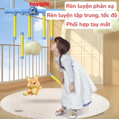 Đồ chơi bắt thanh rơi, gậy rơi, que rơi, đồ chơi vận động luyện phản xạ tập trung tốc độ cho bé, bộ luyện mắt luyện tay