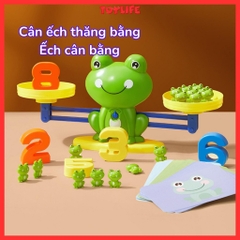 Bộ đồ chơi cân ếch thăng bằng, cân bằng trọng lượng thông minh cho bé, đồ chơi giáo dục toán học phát triển trí tuệ