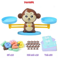 Bộ đồ chơi cân ếch thăng bằng, cân bằng trọng lượng thông minh cho bé, đồ chơi giáo dục toán học phát triển trí tuệ