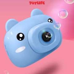 Máy ảnh thổi bong bóng tự động phát nhạc, đồ chơi thổi bong bóng, súng bắn bong bóng xà phòng đồ chơi cho bé gái TOYLIFE