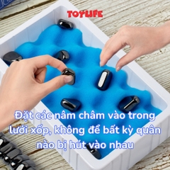 Đồ chơi cờ nam châm thông minh cho bé, cờ hiệu ứng từ tính PK đối kháng phát triển trí tuệ tương tác cho trẻ TOYLIFE