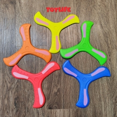 Đồ chơi boomerang 3 cánh xốp mini cho bé đĩa ném bumerang 3 lá hồi chuyển đồ chơi vận động tương tác ngoài trời cho trẻ