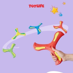 Đồ chơi boomerang 3 cánh xốp mini cho bé đĩa ném bumerang 3 lá hồi chuyển đồ chơi vận động tương tác ngoài trời cho trẻ