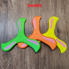 Đồ chơi boomerang 3 cánh xốp mini cho bé đĩa ném bumerang 3 lá hồi chuyển đồ chơi vận động tương tác ngoài trời cho trẻ
