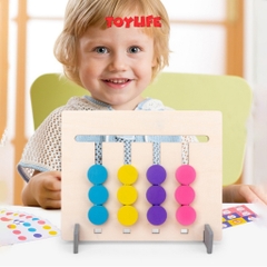 Đồ chơi gỗ xếp hình 4 màu thông minh cho bé đồ chơi giáo dục sớm montessori tư duy logic phát triển trí tuệ TOYLIFE
