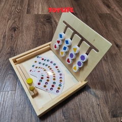 Đồ chơi gỗ xếp hình 4 màu thông minh cho bé đồ chơi giáo dục sớm montessori tư duy logic phát triển trí tuệ TOYLIFE