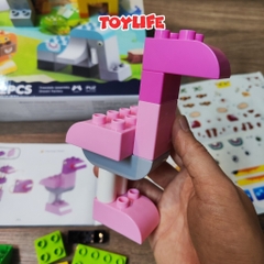 Bộ đồ chơi xếp hình động vật size lớn 102 chi tiết cho bé đồ chơi ghép hình thông minh cho trẻ thỏa sức sáng tạo TOYLIFE