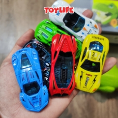 Bộ đồ chơi khủng long ăn xe hợp kim loại 6 ô tô cho bé đồ chơi khủng long bạo chúa nuốt chửng xe gara ô tô TOYLIFE