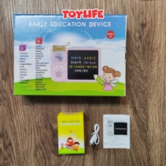Bộ máy đọc thẻ kèm bảng vẽ led song ngữ anh việt 112 thẻ 255 thẻ cho bé đồ chơi giáo dục sớm tập đọc tập vẽ TOYLIFE