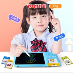Bộ máy đọc thẻ kèm bảng vẽ led song ngữ anh việt 112 thẻ 255 thẻ cho bé đồ chơi giáo dục sớm tập đọc tập vẽ TOYLIFE