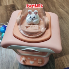 Đồ chơi máy gắp thú mini kèm sạc cho bé bộ máy gắp bóng có đèn nhạc trò chơi gắp thú thông minh an toàn cho bé toylife