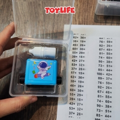 Con lăn phép tính cộng trừ nhân chia tự động cho bé máy tạo phép tính con dấu tạo phép toán thông minh cho bé thực hành