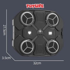 Đồ chơi đấm bốc điện tử theo nhạc kết nối bluetooth trẻ em đấm bốc theo nhạc gắn tường đấm boxing có nhạc và đèn TOYLIFE