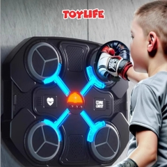 Đồ chơi đấm bốc điện tử theo nhạc kết nối bluetooth trẻ em đấm bốc theo nhạc gắn tường đấm boxing có nhạc và đèn TOYLIFE