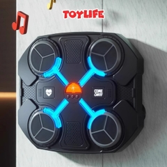 Đồ chơi đấm bốc điện tử theo nhạc kết nối bluetooth trẻ em đấm bốc theo nhạc gắn tường đấm boxing có nhạc và đèn TOYLIFE