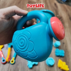Đồ chơi xúc cát bãi biển size to 18 chi tiết cao cấp cho bé bộ xúc cát đồ chơi đi biển kèm xô nước bình tưới trẻ em