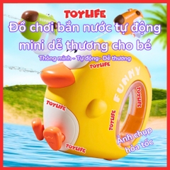 Đồ chơi bắn nước tự động mini dễ thương cho bé phun nước điện tự động trẻ em trò chơi nhà tắm bể bơi bãi biển TOYLIFE