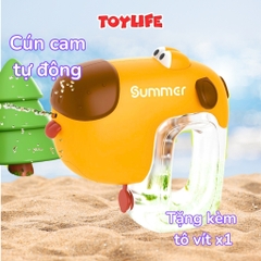 Đồ chơi bắn nước tự động mini dễ thương cho bé phun nước điện tự động trẻ em trò chơi nhà tắm bể bơi bãi biển TOYLIFE
