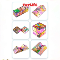 Rubik magic 3d rubik ma thuật thông minh cho bé rubic ma thuật magic cube khối lập phương biến hình TOYLIFE