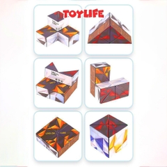 Rubik magic 3d rubik ma thuật thông minh cho bé rubic ma thuật magic cube khối lập phương biến hình TOYLIFE